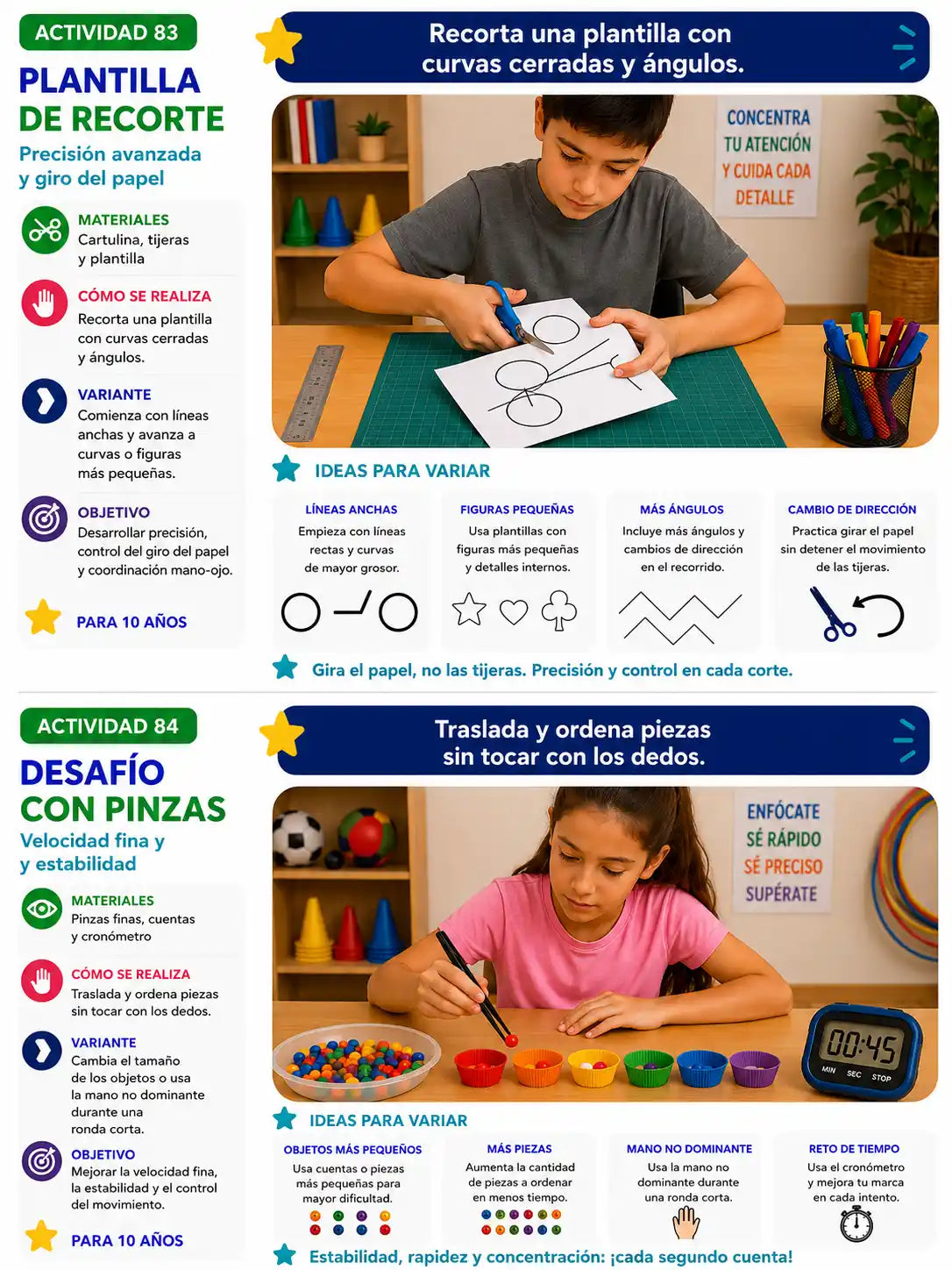 LogyChilds® Guía Didáctica: 100 Actividades de Motricidad para Niños de 2 a 10 Años